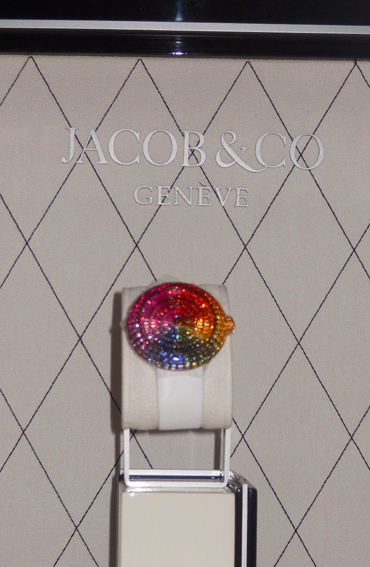 Jacob & Co. Brilliant rainbow gem-set timepiece