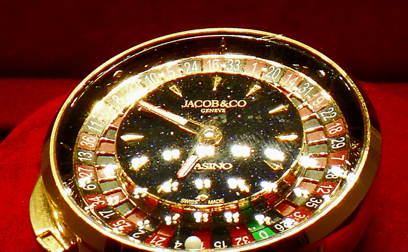 Jacob & Co. Casino roulette dial in yellow gold
